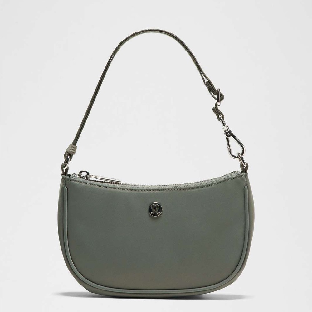 lululemon Grey Sage City Essentials Mini City Bag Small Shoulder Bag